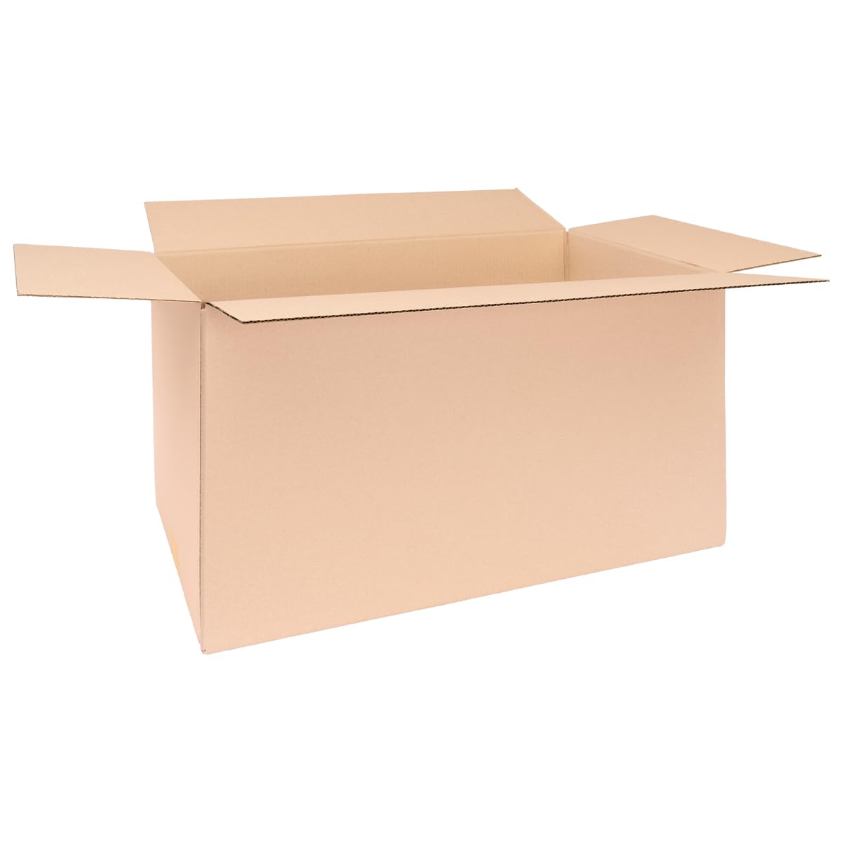 verpacking Faltkartons 650 x 350 x 370 mm Braun (Außenmaß 660 x 360 x 390 mm) KK 129 1-wellig Versandkarton für mittelgroße Waren DHL M Paket DPD L GLS L Kartons (20 Stück)