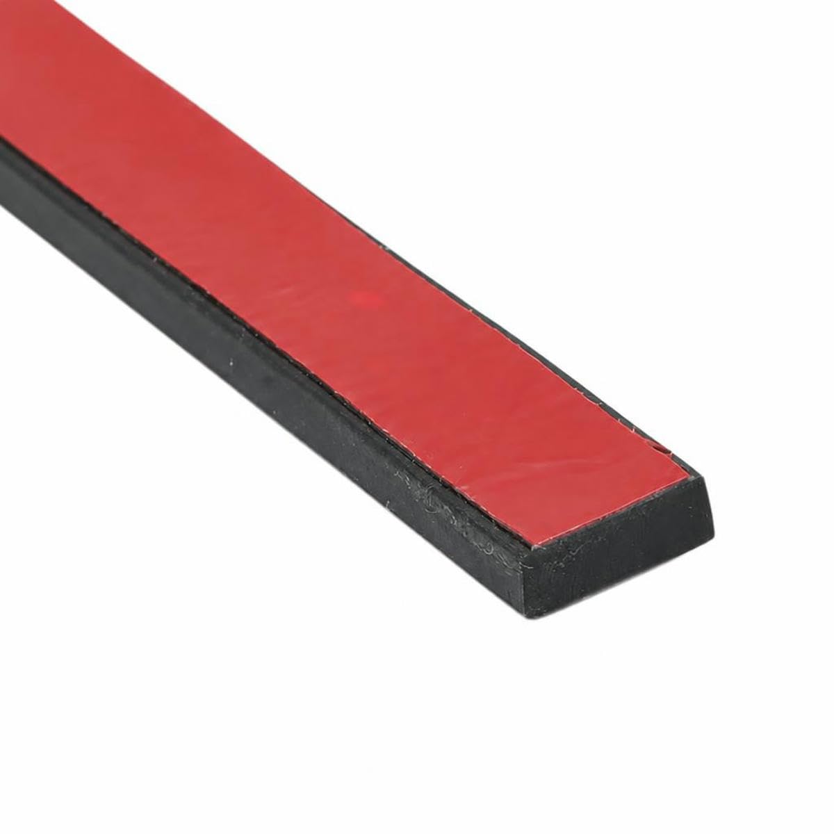 Jmgdj 5X15mm 50Cm Silicone Rubber Anti-Collision Strip Black Self Adhesive High Temperature Resistant Durable Furniture Anti-Skid Gasket-50