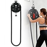 Giuggiolared Entrenador de Cuerda Infinita, Polea Gimnasio Casa con Cable-Polea y Máquina Entrenadora de Cuerda Infinita 30kg - Fuerza, Brazos, Espalda, Fácil Montaje