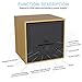 MICARSKY Wooden Digital Alarm Clock Cube Little Clock, LED Table Clock USB Powered for Heavy Sleepers, Kids, Bedrooms with Adjustable Brightness Voice Control, Bamboo Color…