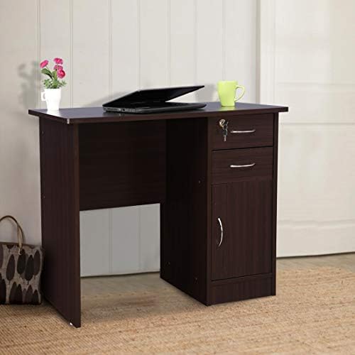 HomeTown Simply Engineered Wood Study Table - (Walnut)