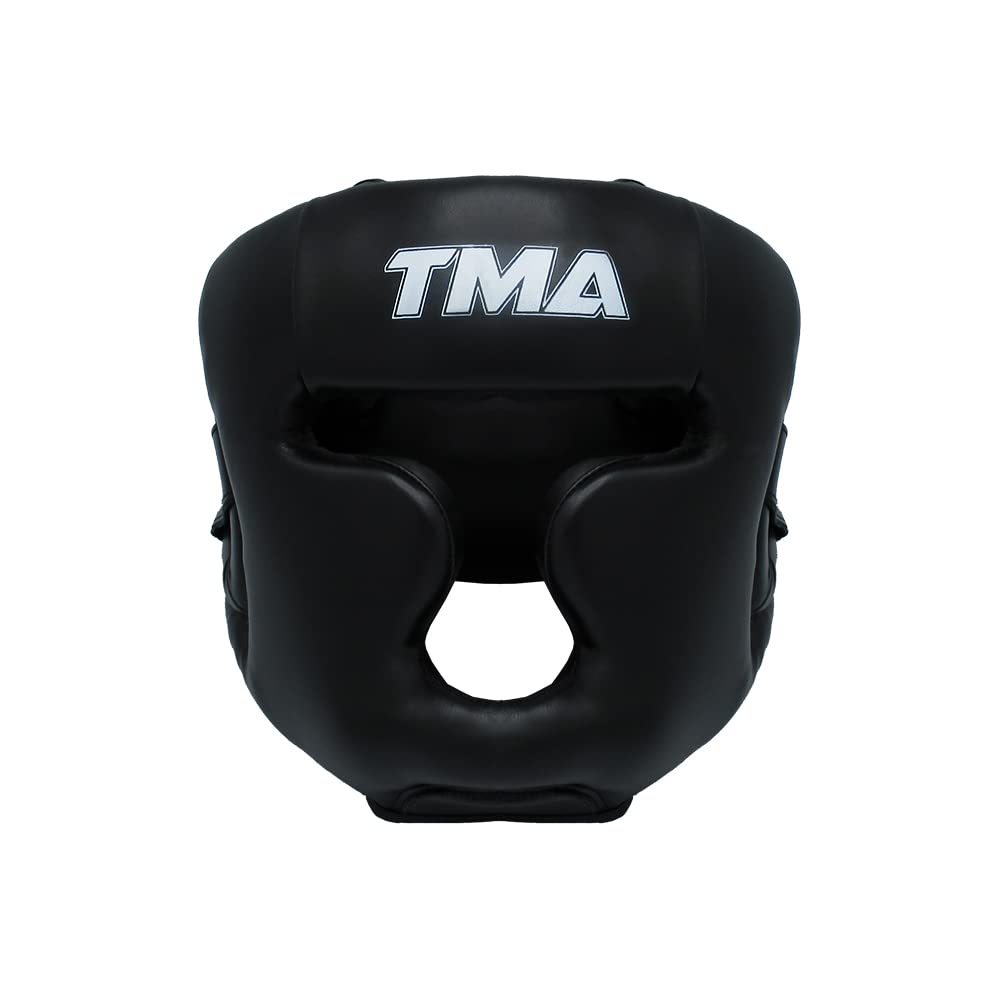 TMA Best Head Guard, a Complete Package for MMA and Kickboxing Trainees, Muay Thai Boxing Safety Head Guard for Men (Large)