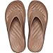 Crocs Getaway Platform Flip Flops, Wedge Sandals for Women, Latte, Numeric_8