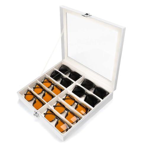 Image of Travel Sunglasses Organizer, Sunglasses Travel Case for Multiple Pairs, Multiple Glasses Travel Case for Women, Men