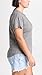 Madewell Women's Whisper Cotton Rib Crewneck Tee, Heather Iron, Grey, XXS