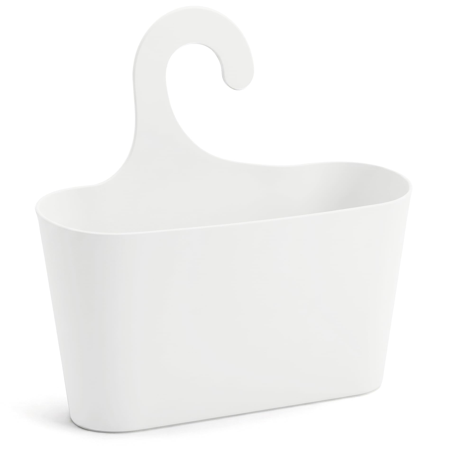 stardis Shower Basket White with Hook Hanging Caddy Organizer Plastic