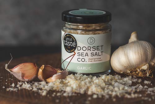 Sal marina Dorset con sabor a ajo 4.4 oz miniatura 3