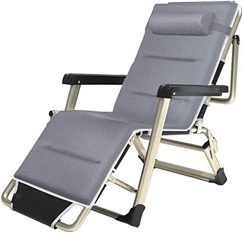 Patio Lounge Loungers Folding Chairs Weightlessness Deck Chair Leisure with Outdoor Cushions Garden Beach Patio Camping Max. 250 Kg Capacity