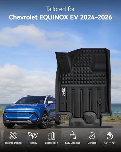 Image of 3W Floor Mats & Cargo Liner Fit for 2024-2026 Chevy Equinox EV (Non Fuel)
