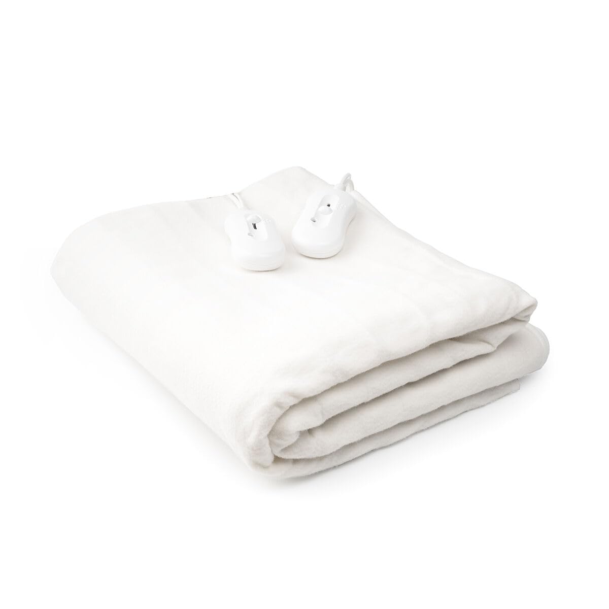 InnovaGoods Calientacamas Eléctrico Doble 60+60 W, Manta electrica Tipo cubrecolchón eléctrico, Manta Calefactor con 3 Niveles de Temperatura, Mantas para Cama Grosor Aprox. 0,5 cm. 140x160 cm.