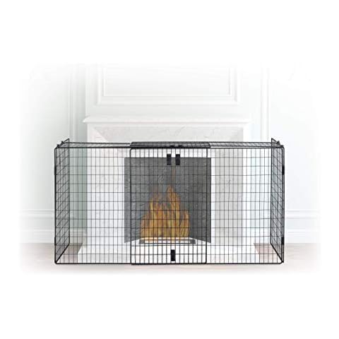 Relaxdays Protector de Chimenea para Niños Ajustable Cover