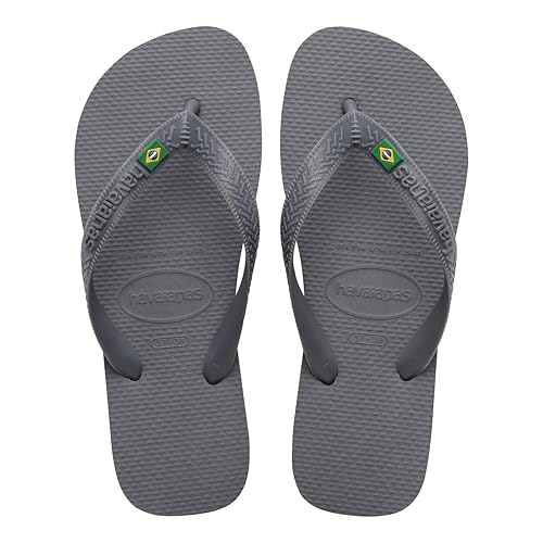 Havaianas Unisex Top Color Flipflop, Steel Grey, 40 EU