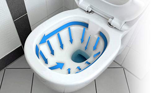 Wand-WC spülrandlos VBChome Hänge-WC aus Keramik mit Duroplast-Sitz