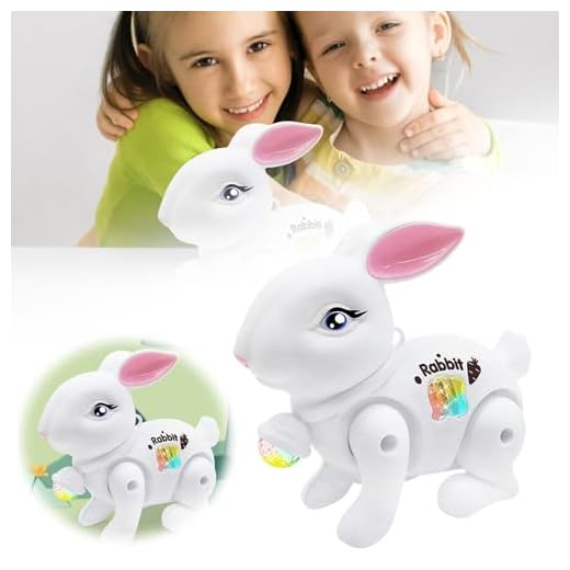 Big Kid Boys Easter Bunny Leash Bunny Light Music Toy Light Up Interactive Toy Alphabet Board for Toddlers 2-4 Years (A, 17. 5X15CM)