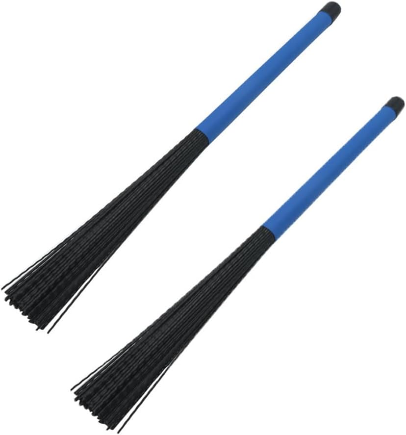 Nylon Drum Brushes for Percussion, 1 Pair, Cajon and Snare Instruments