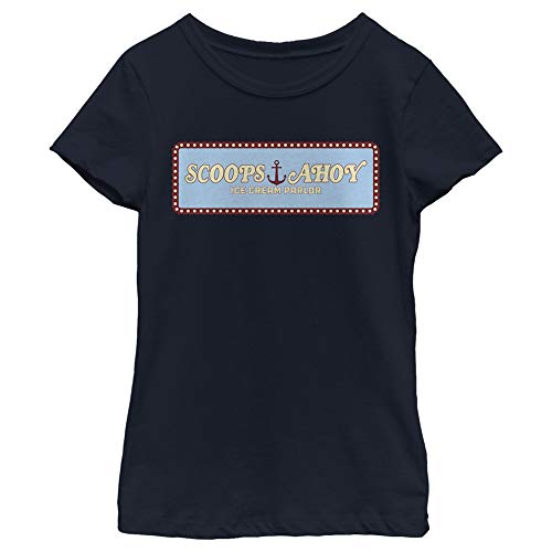 Fifth Sun Stranger Things Scoops Ahoy Panel Girls Short Sleeve Tee Shirt