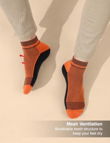 Image of Symbol Premium Men's Cotton Sports Socks Unisex | High Ankle Length | Odour-Free & Anti-bacterial | Cushioned Base | Available in Combo Packs
