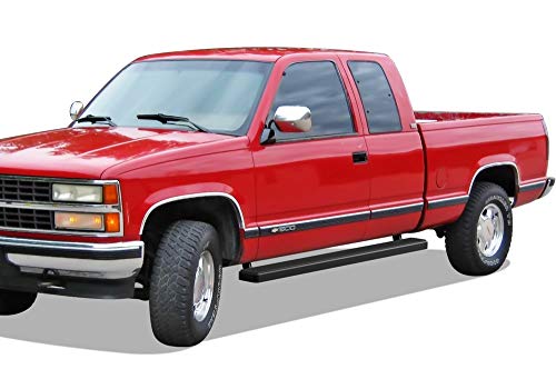 Estribos negros de acero inoxidable para Chevy GMC CK 1988-1998 miniatura 6