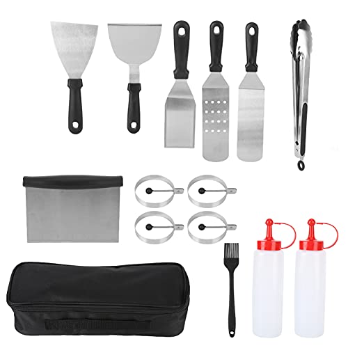 Set de herramientas para BBQ acero inoxidable 14 piezas miniatura 1