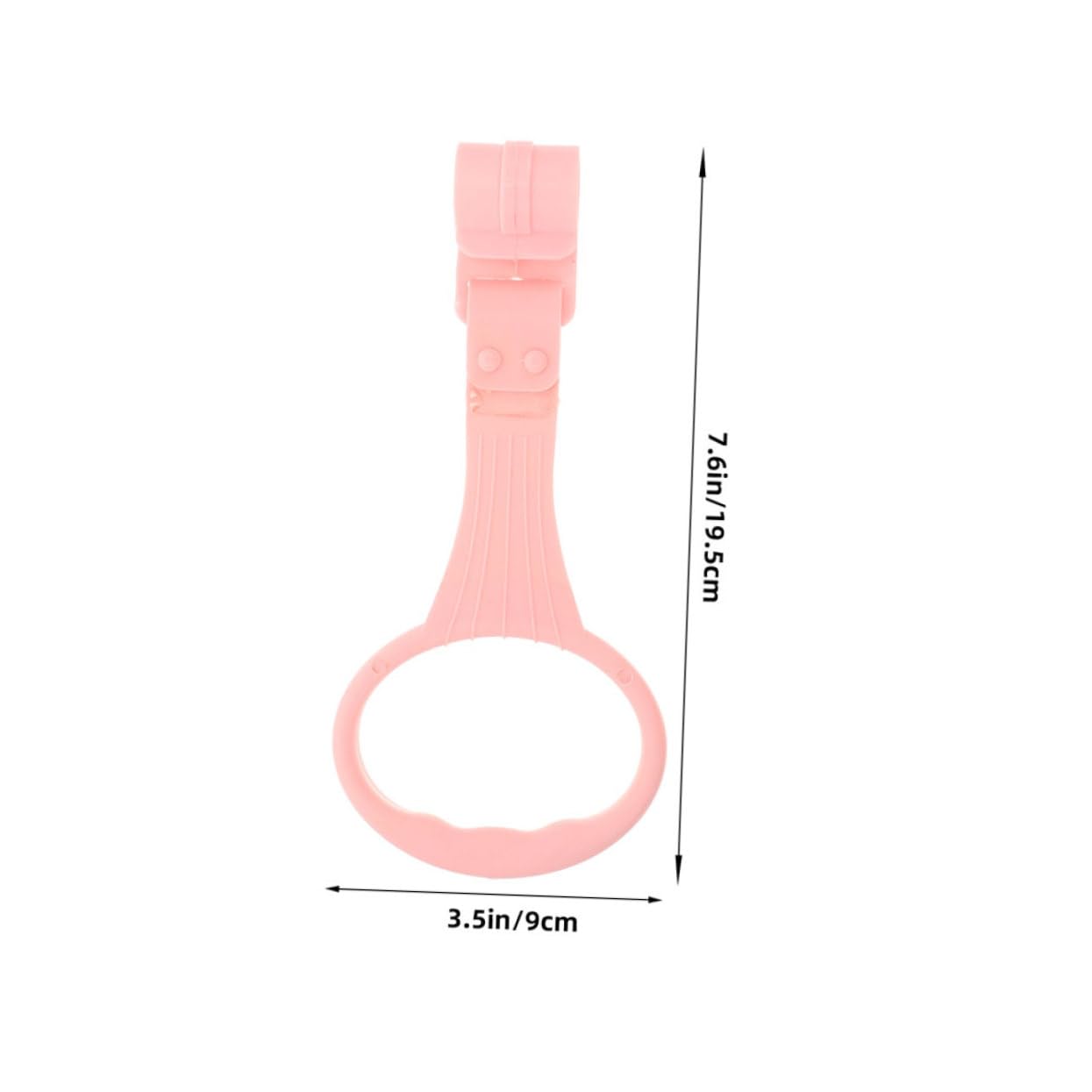 WHAMVOX 4pcs Baby Bed Stand up Rings Safe Walking Assistant for Crib Teething Toys Stacking Rings Mobile Pull up Handles for Toddlers