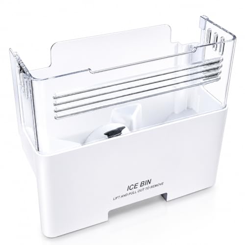 AKC72949319 Ice Bucket Assembly Compatible with LG LFX21976ST LFX25974ST LFX28968ST LFX28979 Refrigerator Ice Maker Tray Replaces AKC72949314 AKC72949301 AKC72949309 AKC72949315 Ice Container