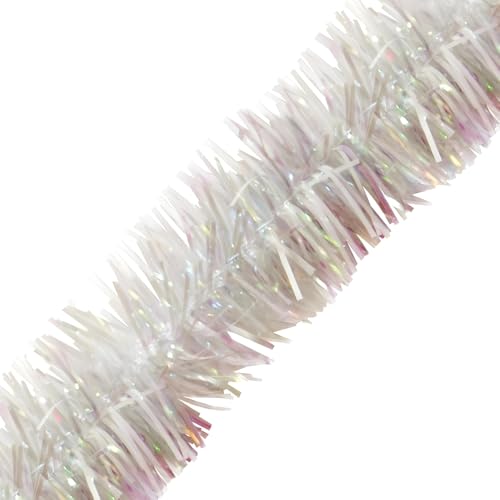 Brite Star 17-469-00 Tinsel Garland 15' Pearl Tinsel Garland