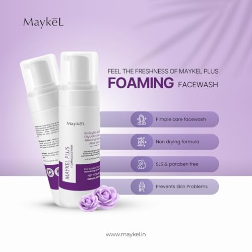 MAYKEL LIFE SCIENCE Maykel Plus Foaming Face Wash 100ml - Image 5