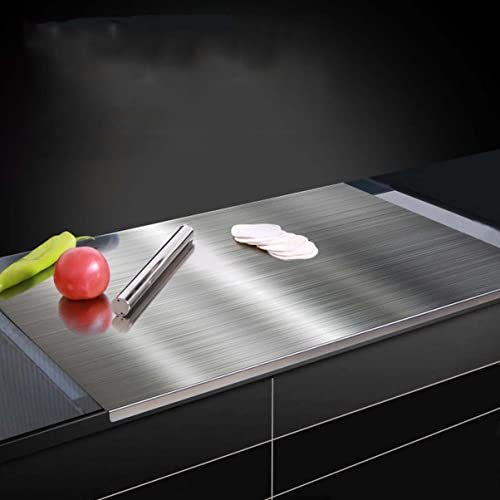 Planche à découper en acier inoxydable de qualité supérieure avec rebord