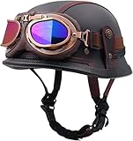 ★Motorradhelm: Sowohl Männer als auch Frauen können ihn in allen vier Jahreszeiten verwenden.Dies ist das beste Geschenk für Familie und Freunde.Wenn sie gerne Motorrad und Fahrrad fahren oder jeden Tag Fahrrad fahren müssen, können Sie ihre Sicherheit schützen.Dies ist das beste Geschenk für sie.