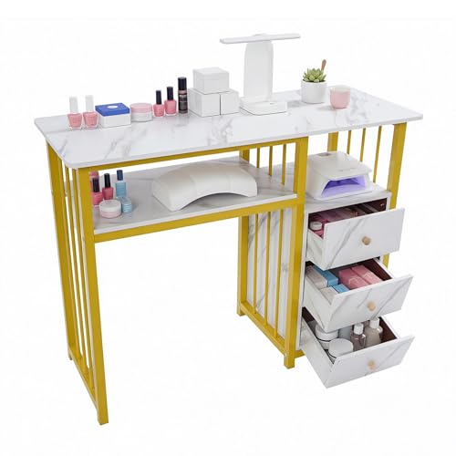 LKHDONG Mesa de uñas profesional para manicura