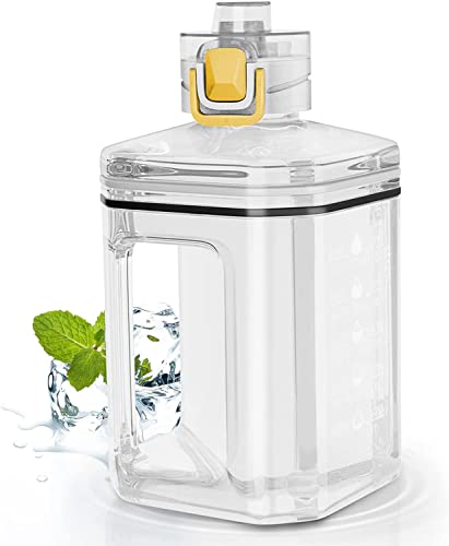 Image of Scizor Sports Water Bottle - 2.2 L Water Bottle I Large Sports Bottle I BPA Free I Water Jug I 2.2 litres I Leak-Proof I Gallon for Fitness I Sports I Gym (White)