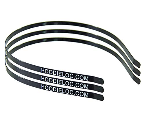 Hoodieloc 3 Pack Hood Inserts, Cold Gear, Outdoor Gear, Wind Blocker, Ear muff, Hood Lock Black