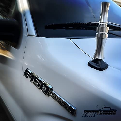 Mainstream Tennas Goose Call Truck Antenna, Short 5.5 Inch Heavy Duty Anodized Aluminum Radio Antenna thumb #4