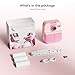 Bluetooth Instant Print Camera for Kids, Thermal Mini Photo Printer for Boys Girls, Portable Instant Digital Camera for Childrens, Cool Idea Gift Toys for Birthday Kids, Kids Camera for Phone & Tablet