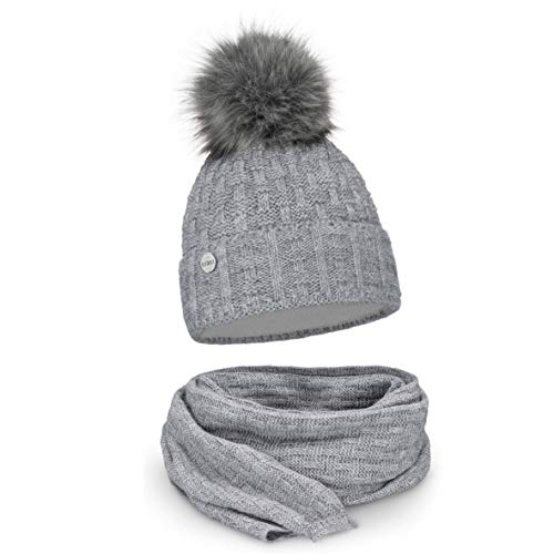 ELIMELI Berretto e sciarpa da donna invernale