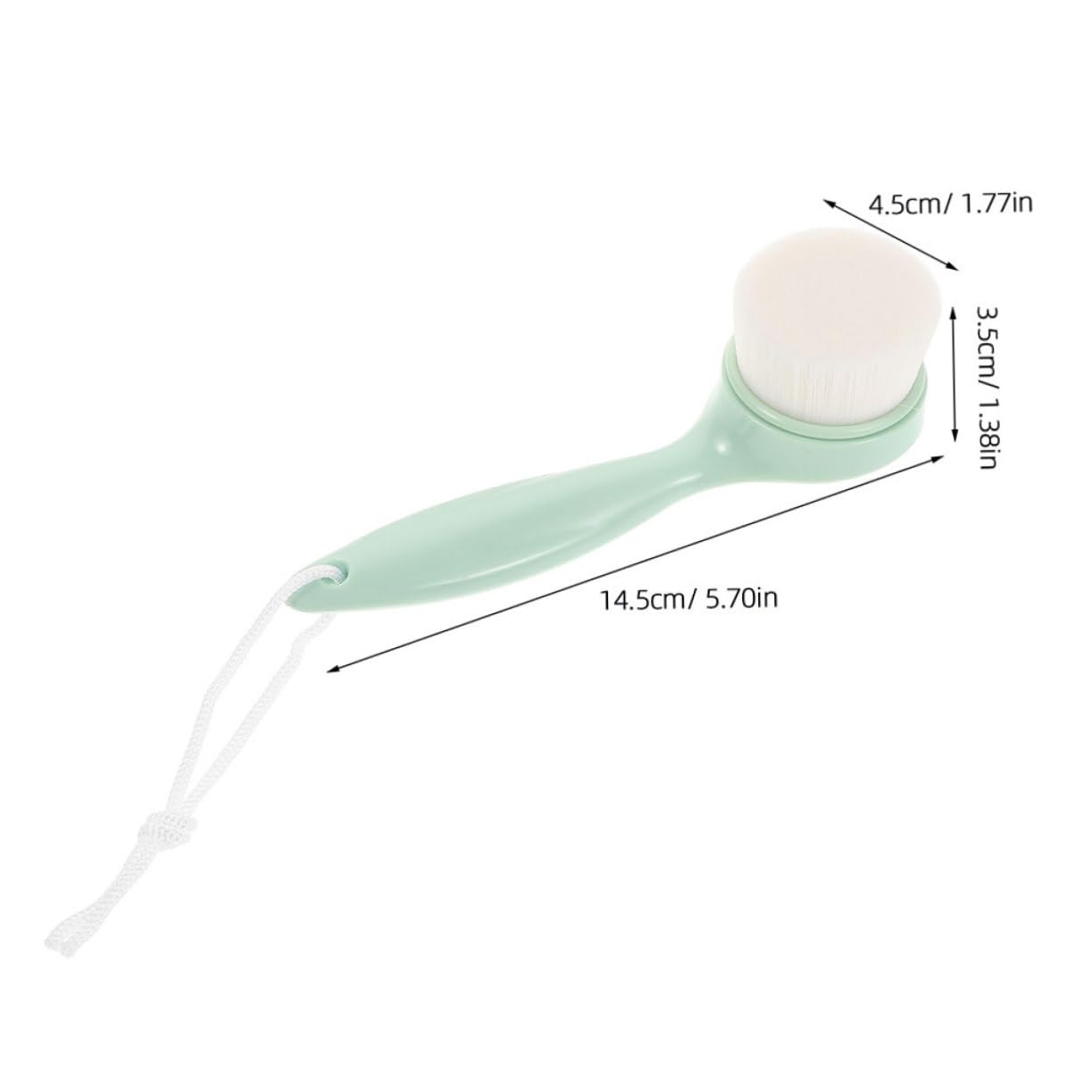 FOMIYES Facial Cleansing Brush Set 2pcs Soft Bristles Face Brush Skincare Tool Face Scrub Brush Exfoliating Brush Handle