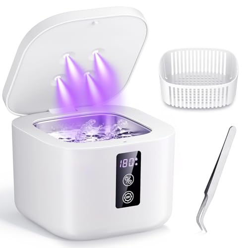Ultrasonic Retainer Cleaner,375 ML Ultrasonic...