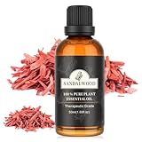 Poven サンダルウッド エッセンシャルオイル 50ml 天然100％ サンダルウッド精油 ナチュラル アロマオイル アロマディフューザー／加湿器用 Sandalwood Essential Oil 樹木系