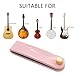 Musiin Guitar Silencer, Muffler, String Mute Accessory - Home Practical Guitar Mute Accessory for Acoustic & Folk Guitars, Training Tool with Instrument Accessories (Pink)