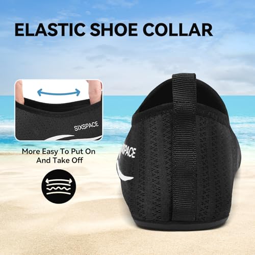 Image of Sixspace Water Shoes for Women Men Aqua Socks Swim Shower Beach Barefoot Pool Quick-Dry Non Slip Lake Surf