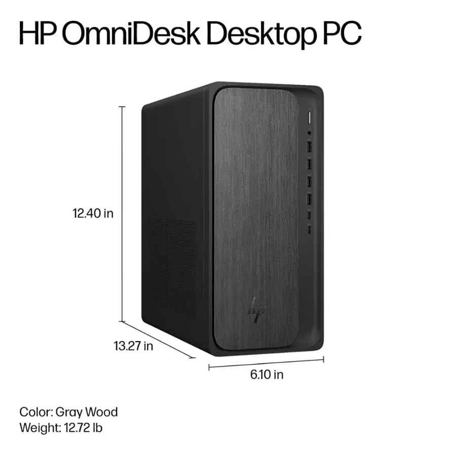 Amazon.com: HP OmniDesk Desktop PC, AMD Ryzen 7 8700G, 16GB RAM