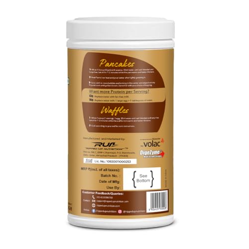 Image of Ripped Up Nutrition- Protein Pancake Mix (Double Chocolate, 1kg (500gmx2))