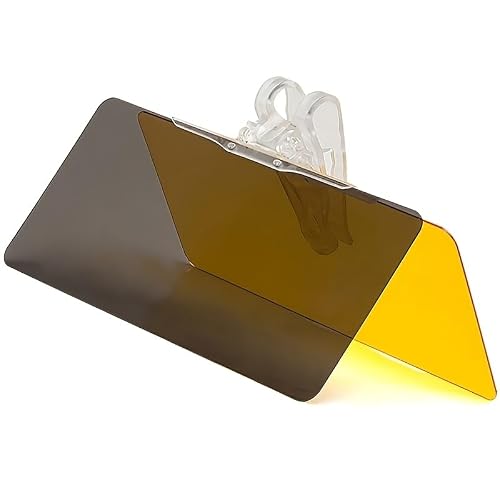 R-timer Day Night Car Sun Visor for Honda HRV HR-V 2015-2021 2022 2023 2024, Anti Glare Windscreen Extension Dual Lens Sunshade Blocker Ultraviolet Protection Auto Accessories