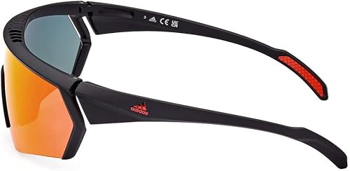 Miniatura 2 de adidas Gafas de sol Sport SP 0063 02U Mate NegroBurdeos Espejo