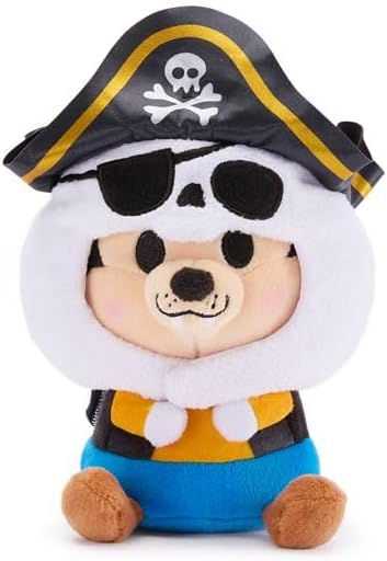 Disney Store Official Mini Mix-Its Plushies – Peter Pan - Cute Stuffed Animals - Mix & Match Detachable Hats - Hook and Loop Strap - Plush Toys for Kids and Collectors, 7 Inch