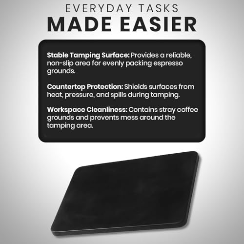 Rattleware Espresso Tamping Mat, Non-Slip Rubber, Pack of 3, Coffee Bar by Rattleware - Used condition - Image 8