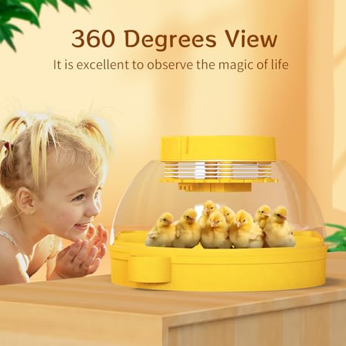 16 Egg incubator with automatic egg turning and humidity control,Incubators for hatching eggs,Incubator for chicken eggs,Duck,Quail, Pigeon,Intelligent Temperature, Egg Candler and Humidity Control