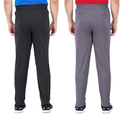 Image of GUIDE Men's Regular Fit Trackpants (Pack of 2)