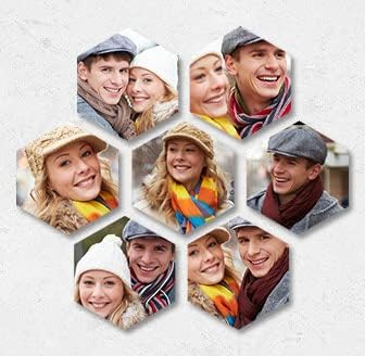 CanvasChamp Impresiones fotográficas hexagonales, arte de pared hexagonal, decora tu pared con impresiones hexagonales, lienzo enmarcado (7