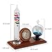 Lily's Home Analog Weather Station with Galileo Thermometer, Glass Barometer, and Analog Hygrometer, Ideal Gift for Friends and Family, Indoor & Outdoor Home Décor (10.5 in x 12 in)